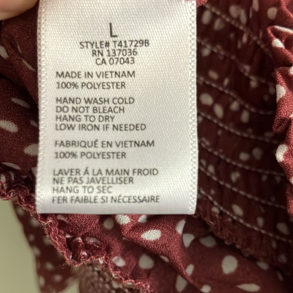 NWT Rouched Sleeve Blouse - Picture 6 of 7